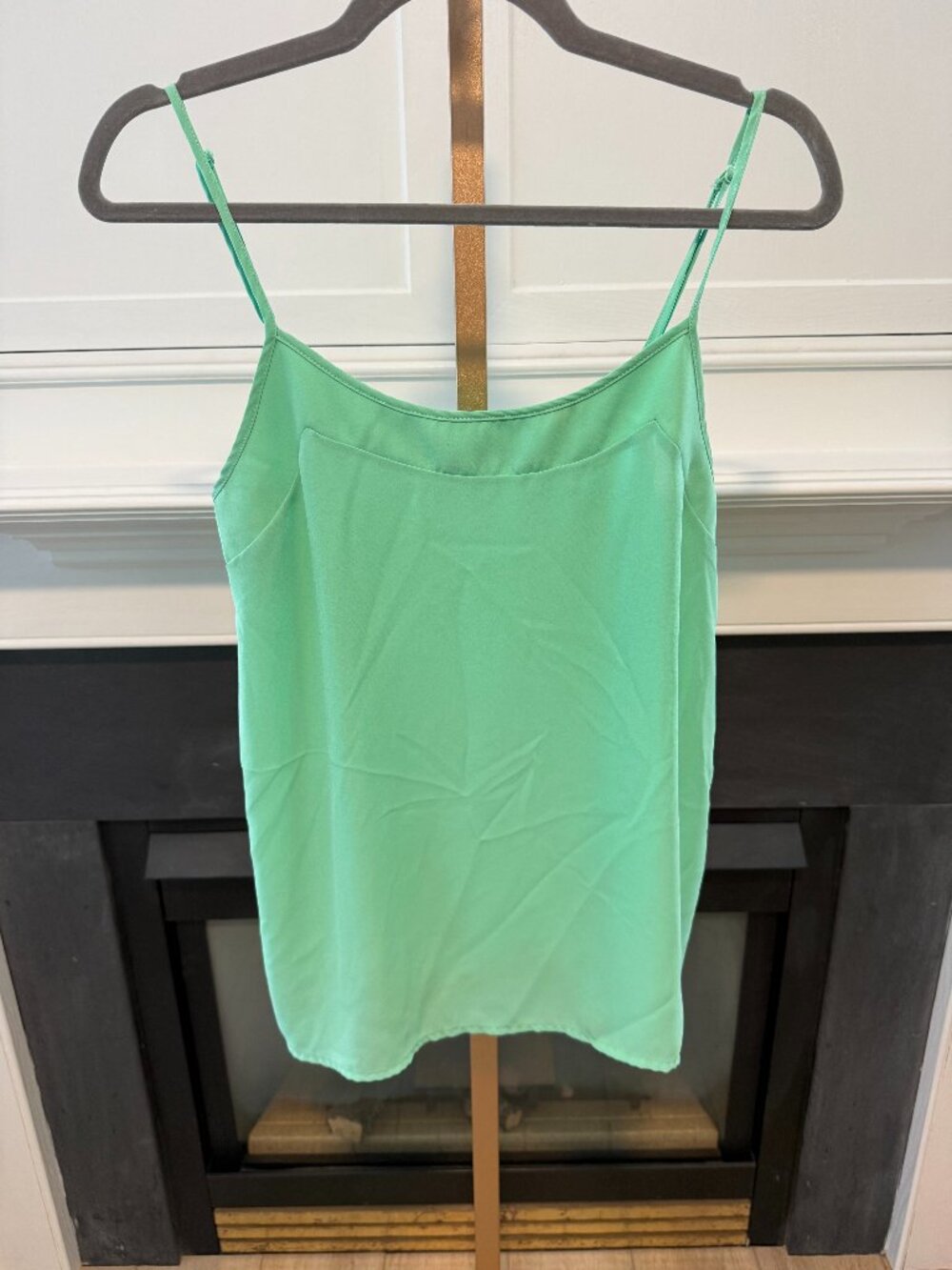 💚 Mint Green Cami Tank Top Adjustable Straps | The Limited | Size M